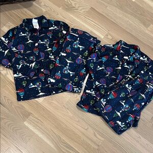 Bundle of two sets kids Christmas pajamas